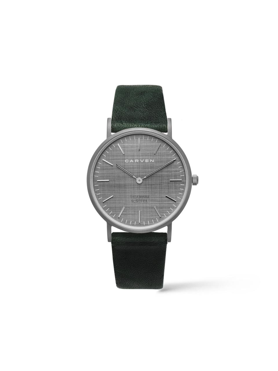 MAISON246 [CARVEN] Women's leather watch CV602S - TGR/R. GN