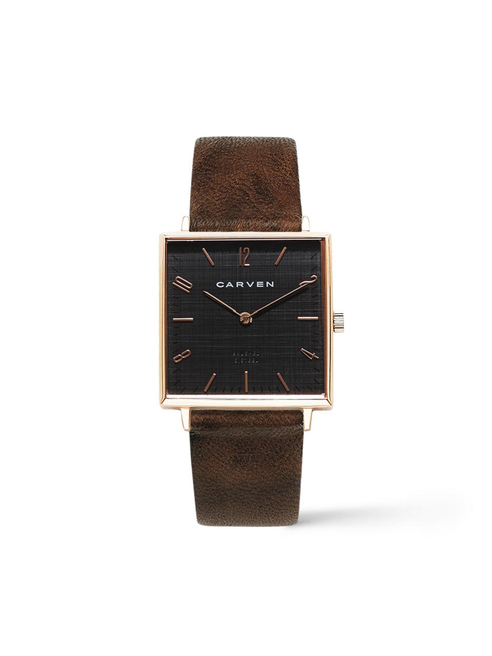 MAISON246 [CARVEN] Women's leather watch CV603S - RBK/M. BR