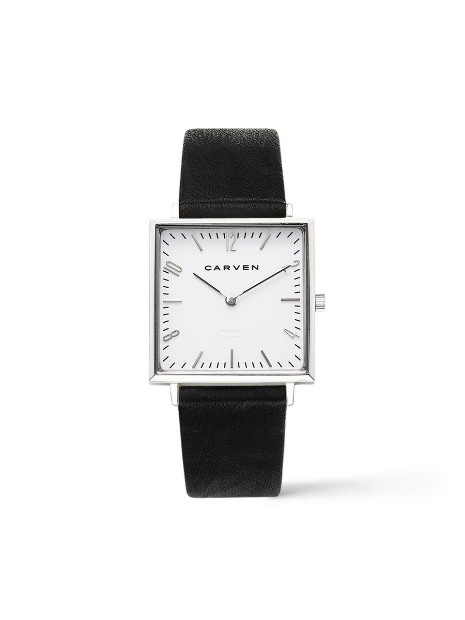 MAISON246 [CARVEN] Women's leather watch CV603S - WH/BK