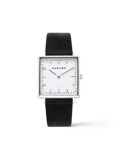 MAISON246 [CARVEN] Women's leather watch CV603S - WH/BK