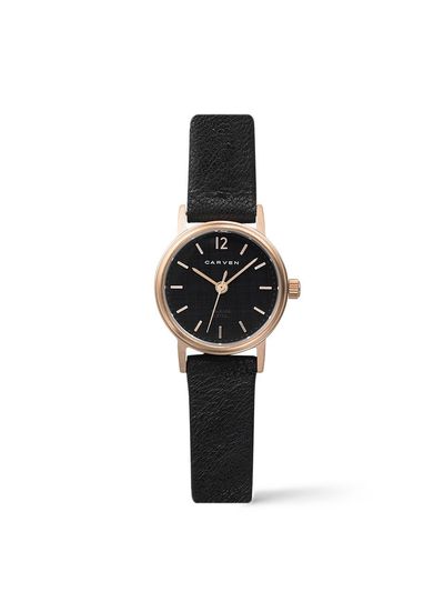 MAISON246 [CARVEN] Women's leather watch CV611 - RBK/BK