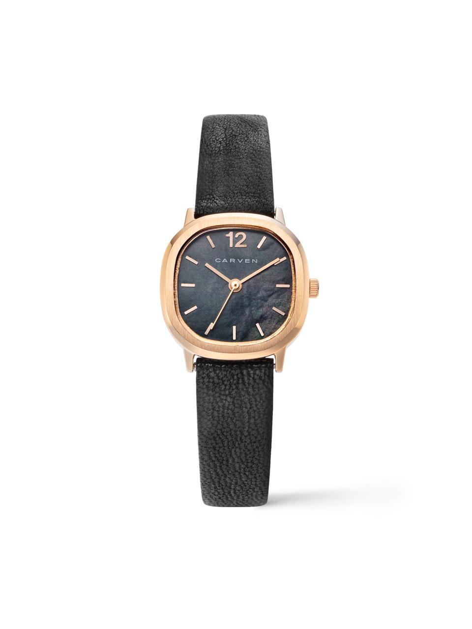 MAISON246 [CARVEN] Women's leather watch CV620 - RBK/BK