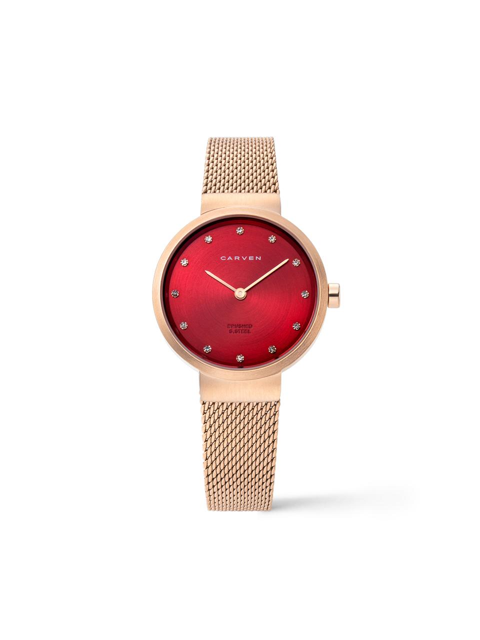 MAISON246 [CARVEN] Women's Metal Watch CV615 - RBD/14RG