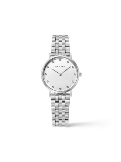 MAISON246 [CARVEN] Women's Metal Watch CV619 - WH/SV