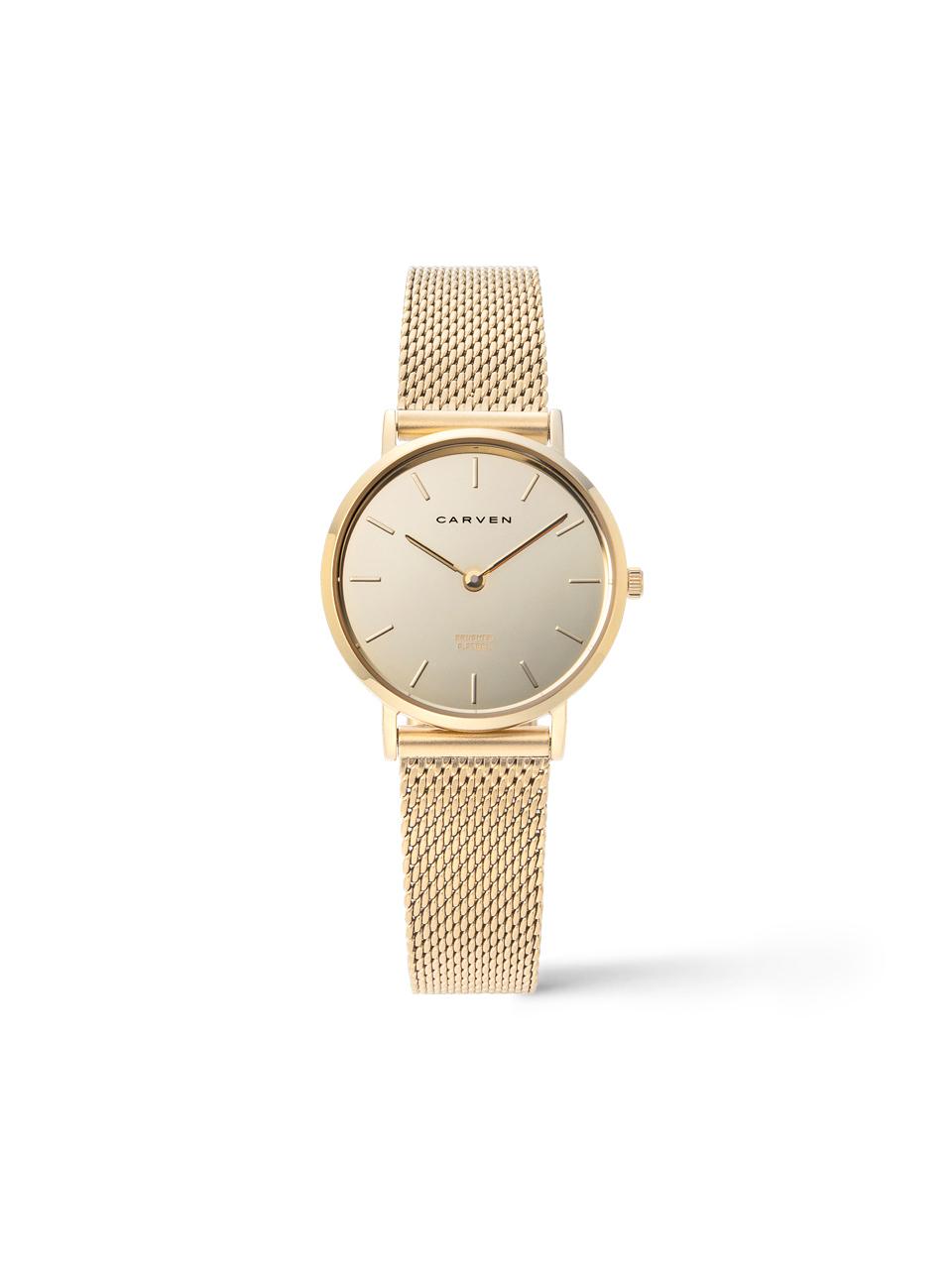 MAISON246 [CARVEN] Women's Metal Watch CV619G - YE/14GD