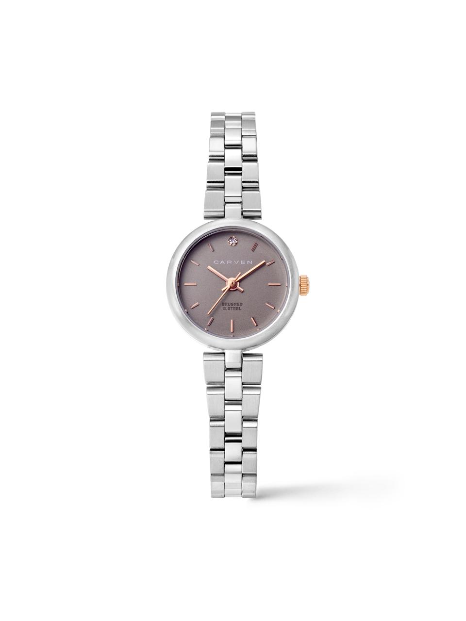 MAISON246 [CARVEN] Women's Metal Watch CV621 - GR/SV