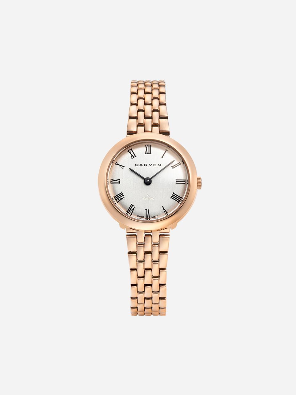 MAISON246 [CARVEN] Women's Metal Watch CV641 - RWH/RG