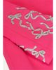 Maison Ava Girl's Charlotte Crystal Bow Crepe Mini Dress - 3