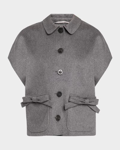 Maison Common Cashmere Casual Short-Sleeve Jacket