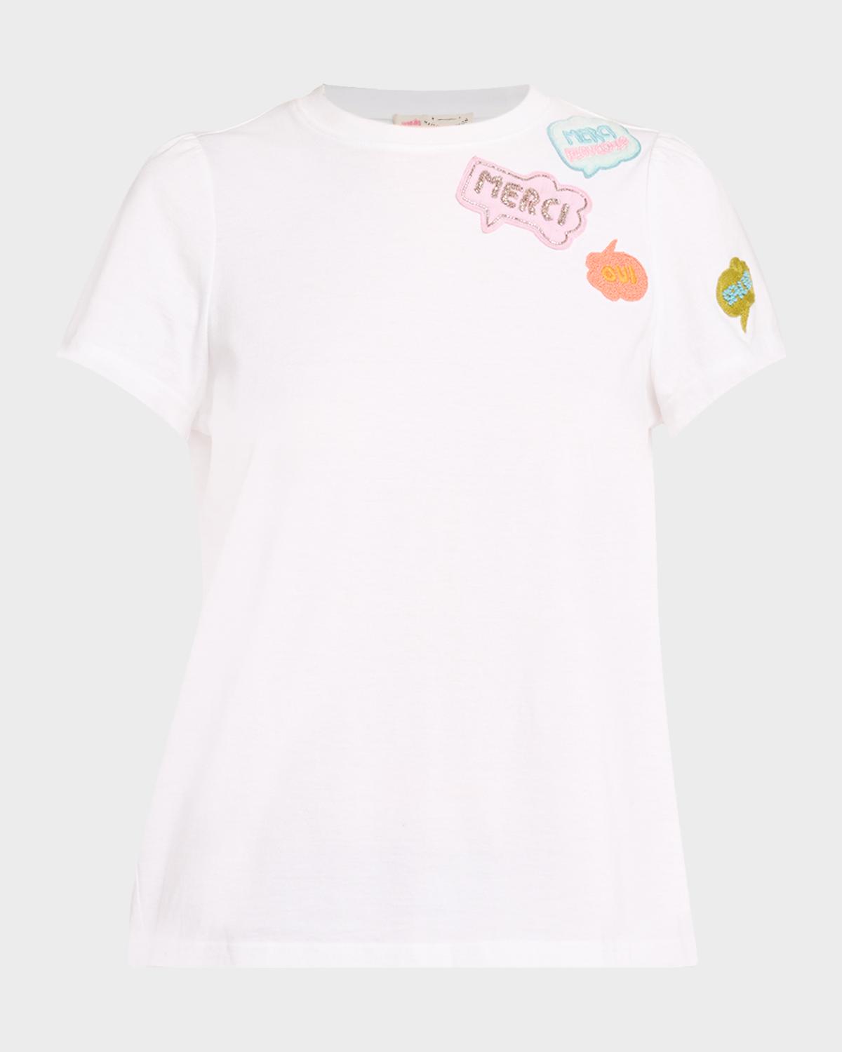 Maison Common French Phrase Cotton T-Shirt