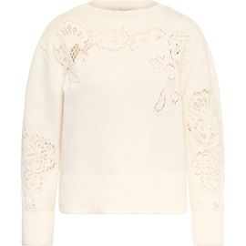 Maison Common Maison Common Cotton Pullover With Embroidery