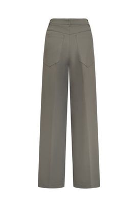 Maison Common Maison Common Cotton Stretch Wide Leg Trousers