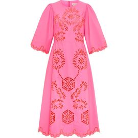 Maison Common Maison Common Embroidered Poplin Dress