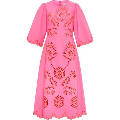 Maison Common Maison Common Embroidered Poplin Dress