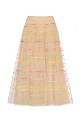 Maison Common Maison Common Embroidered Tulle Skirt