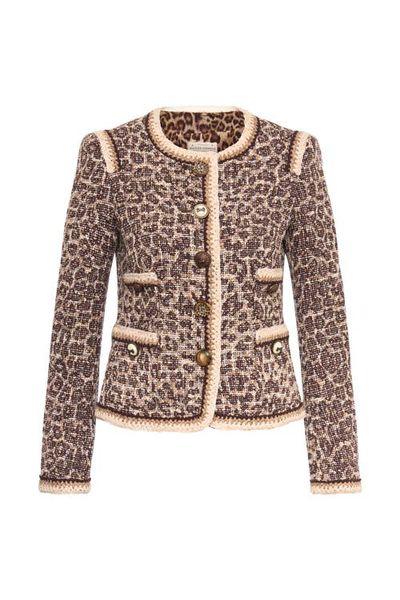 Maison Common Maison Common Leo Tweed Jacket With Trimming