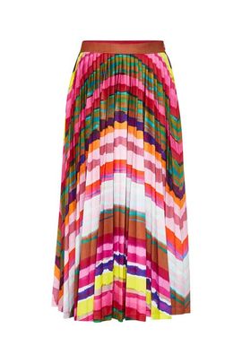 Maison Common Maison Common Multicolour Plissee Jersey Skirt 