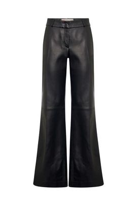 Maison Common Maison Common Nappa Leather Bootleg Pants