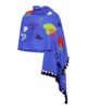 Maison Common Maison Common Printed And Embroidered Scarf With Tassels with heart motifs - 1