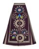 Maison Common Maison Common Printed Canvas Midi Skirt - 2