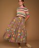 Maison Common Maison Common Printed Cotton Skirt With Pockets Print - 3