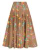 Maison Common Maison Common Printed Cotton Skirt With Pockets Print - 5