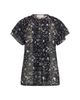 Maison Common Maison Common Printed Silk Geogette Blouse - 1