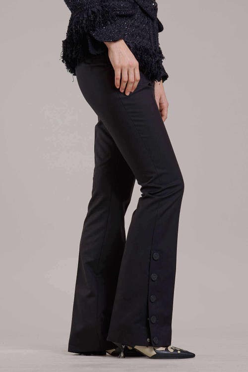 Maison Common Maison Common Stretch Trousers With Button Details