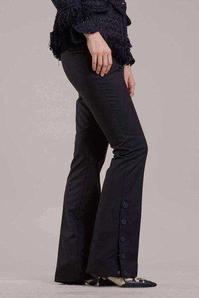 Maison Common Maison Common Stretch Trousers With Button Details
