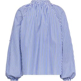 Maison Common Maison Common Striped Blouse With Patches