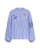 Maison Common Maison Common Striped Blouse With Patches - 5