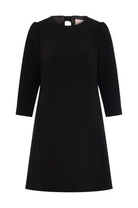 Maison Common Maison Common The Little Black Dress With Bow Detail, Kneelength 