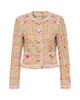 Maison Common Maison Common Tweed Jacket With Trim And Fringes - 1