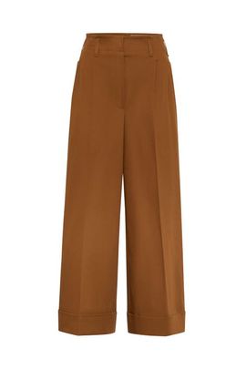 Maison Common Maison Common Wide Leg Cuffed Trousers