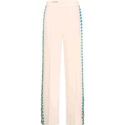 Maison Common Maison Common Wide Leg Trousers With Macrame Ribbons