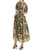 Maison Common Women's Abstract-Print Cotton A-Line Midi-Dress - 5