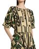 Maison Common Women's Abstract-Print Cotton A-Line Midi-Dress - 6