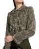 Maison Common Women's Cotton-Blend Tweed Crop Jacket - 6