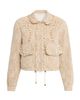 Maison Common Women's Embroidered Cotton-Blend Tweed Jacket - 6
