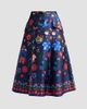 Maison Common Women's Floral Mikado Midi Skirt - 1