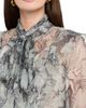 Maison Common Women's Floral Silk Organza Blouse - 5