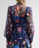 Maison Common Women's Floral Silk Organza Tieneck Blouse - 3