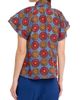 Maison Common Women's Geometric Jacquard Cotton Viole Shirt - 4