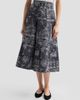 Maison Common Women's Jacquard Town Print Midi Skirt - 4