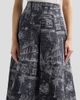 Maison Common Women's Jacquard Town Print Midi Skirt - 5
