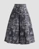 Maison Common Women's Jacquard Town Print Midi Skirt - 6