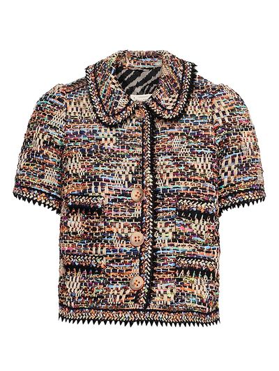 Maison Common Women's Tweed Knit Jacket