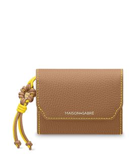 Maison De Sabre Maison de SABRE Bloom Collection Leather Trifold Wallet