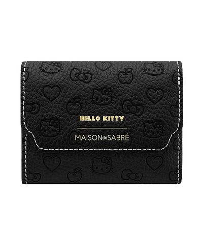 Maison De Sabre Maison de SABRE Hello Kitty Leather Trifold Wallet