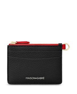 Maison De Sabre Maison de SABRE Leather Zipped Card Pouch
